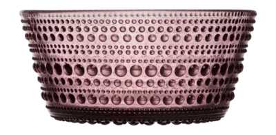 Ciotola da portata Iittala Kastehelmi Ø 10,8 cm / 0,23 L, Vetro, Rosa Calluna