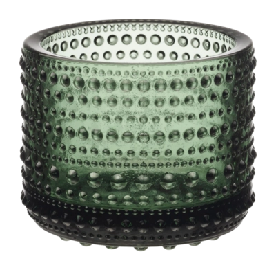 Tea Light Holder Iittala Kastehelmi Pine Green 6.4 cm 25