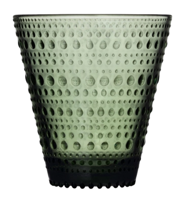 Water Glass Iittala Kastehelmi Pine Green 300 ml (Set of 2)