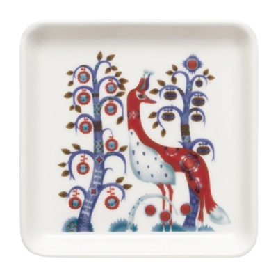 Essensteller Iittala Taika Quadratisch Weiß Mehrfarbig (12 x 12 cm)