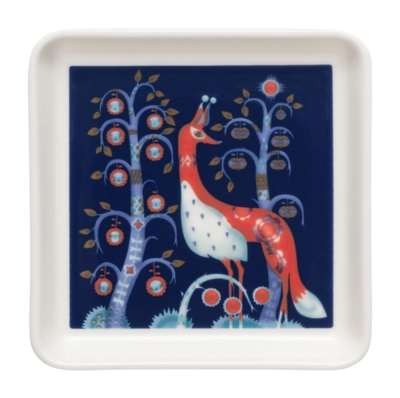 Dinner plate Iittala Taika Square Blue (12 x 12 cm)