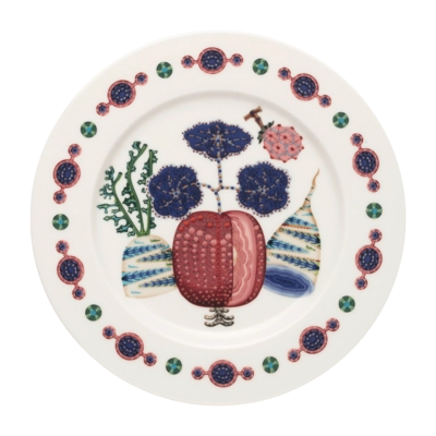 Dinner plate Iittala Taika Sato Multicolour 22 cm