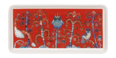 Dinerbord Iittala Taika Rechthoek Rood (12 x 24 cm)