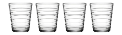 Water Glass Iittala Aino Aalto Clear 220 ml (Set of 4)