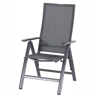 Tuinstoel Hartman Apollo Full Alu Recliner Grijs