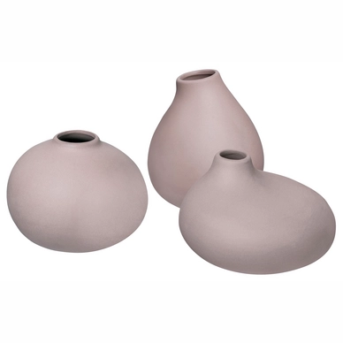 Vaas Blomus Nona Bark (set van 3)