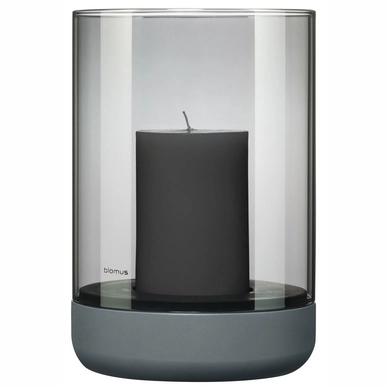 Laterne Blomus Calma L Steel Gray Smoke