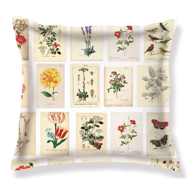 Sierkussen Pip Studio Botanical Paper White Katoen (45 x 45 cm)
