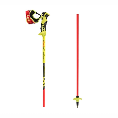 Bâtons de ski Leki Worldcup Racing Comp Jr Neon Red