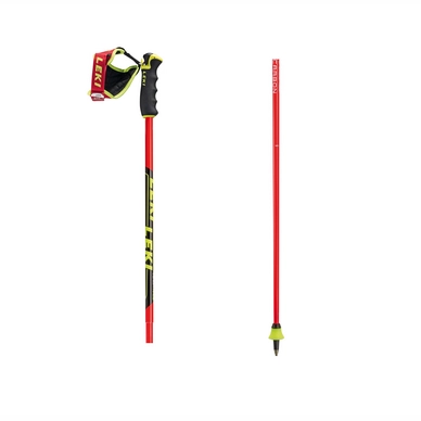 Bâtons de ski Leki Venom GS Neon Red Neon Yellow Black