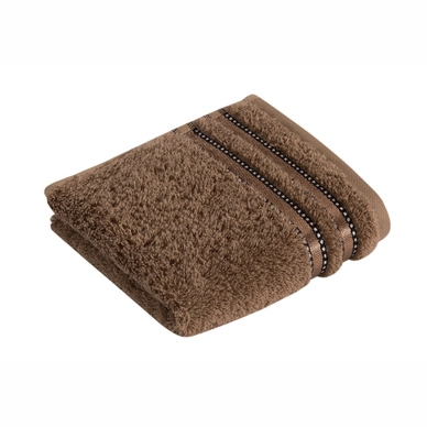 Serviette Invité Vossen Cult de Luxe Nut Brown (Lot de 6)