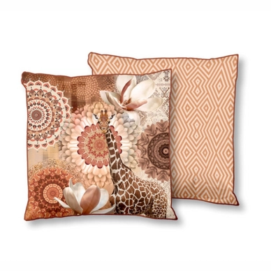 Coussin Décoratif HIP Rivkah Marron(48 x 48 cm)
