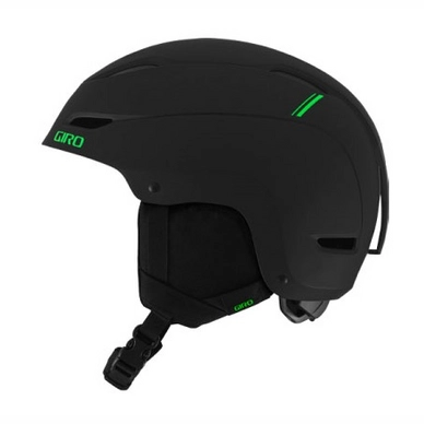 Skihelm Giro Scale Matte Black / Green Stripe
