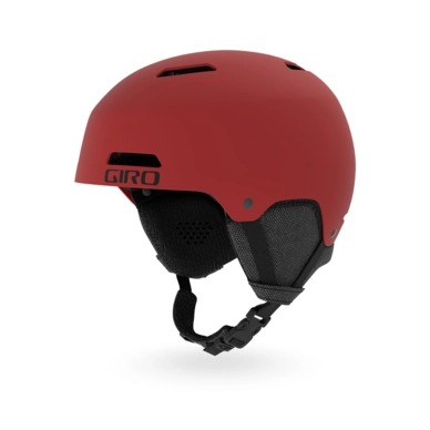 Skihelm Giro Ledge In-Form Fit Matte Dark Red