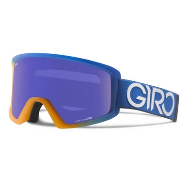 Masque de Ski Giro Blok Flame Blue Dual Grey Purple
