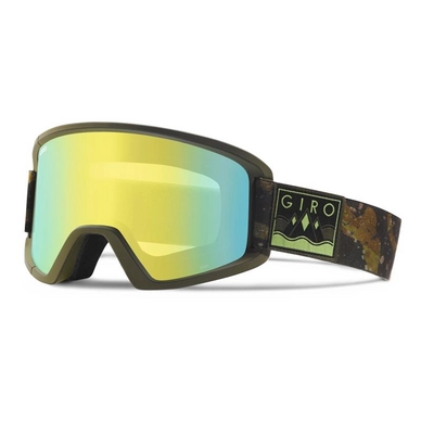 Masque de Ski Giro Semi Olive-Camo Captain Loden Yellow Yellow
