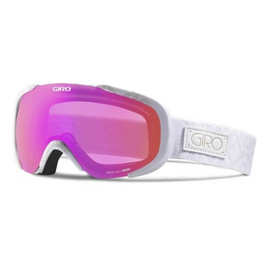 Masque de Ski Giro Womens Field White Deco Amber Pink