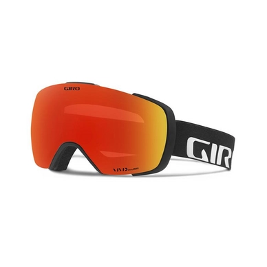 Masque de Ski Giro Contact Black Wordmark Vivid Ember /Vivid Infrared