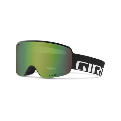 Masque de Ski Giro Axis Black Wordmark Vivid Emerald /Vivid Infrared