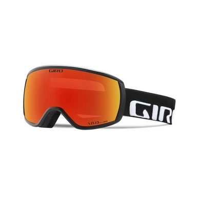 Masque de Ski Giro Balance Black Wordmark Vivid Ember