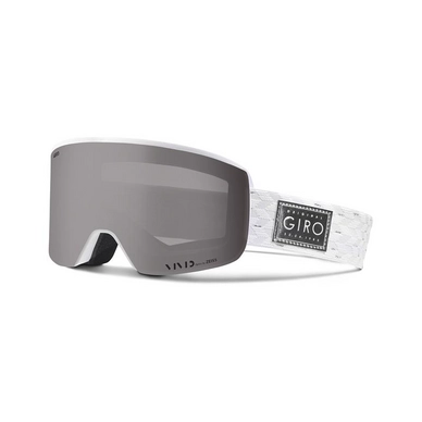 Skibril Giro Ella White Silver Shimmer Vivid Onyx /Vivid Infrared