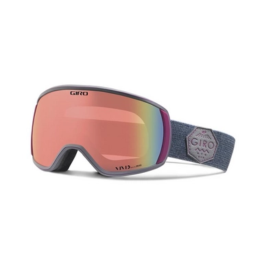 Skibril Giro Facet Berry Mountain Division Vivid Infrared