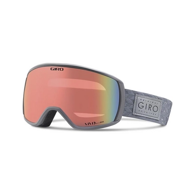 Skibril Giro Facet Titanium Shimmer Vivid Infrared