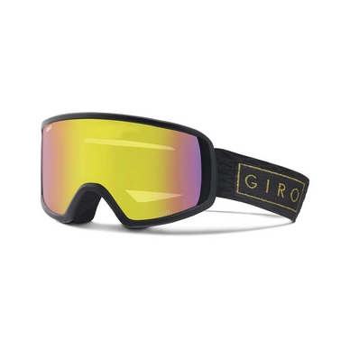 Skibril Giro Gaze Black Gold Bar Yellow Boost