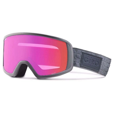 Skibril Giro Gaze Titanium Quilted Amber Pink