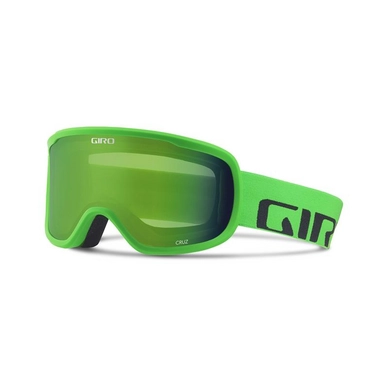 Masque de Ski Giro Cruz Bright Green Wordmark Loden Green