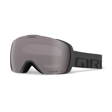 Skibril Giro Contact Grey Wordmark Vivid Onyx / Vivid Infrared
