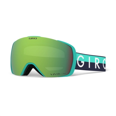 Skibril Giro Contact Glacier Throwback Vivid Emerald / Infrared