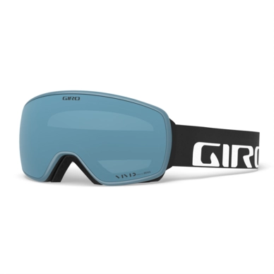 Skibril Giro Agent Black Wordmark Vivid Royal / Vivid Infrared