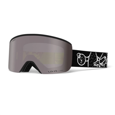 Skibril Giro Axis Lucas Beaufort Vivid Onyx / Vivid Infrared