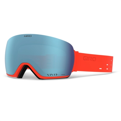 Skibril Giro Article Silicone Vermillion Vivid Royal / Vivid Infrared