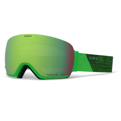 Masque de Ski Giro Article Bright Green Peak Vivid Emerald / Vivid Infrared