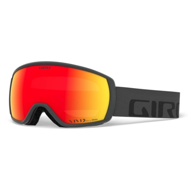 Skibril Giro Balance Grey Wordmark Vivid Ember