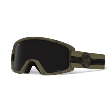 Skibril Giro Semi Olive Dye Ultra Black / Yellow