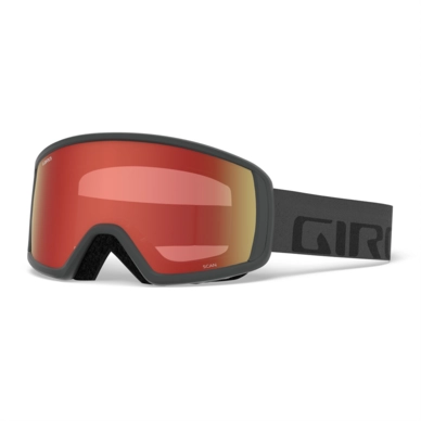 Skibril Giro Scan Grey Wordmark Amber Scarlet
