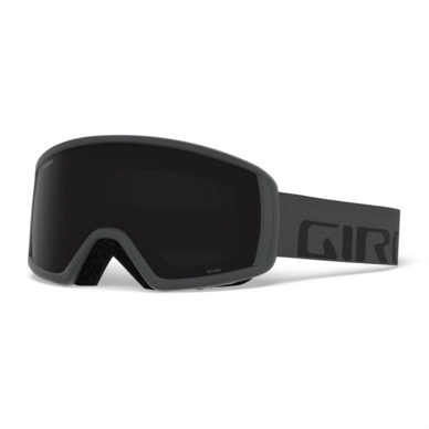 Skibril Giro Scan Grey Wordmark Ultra Black
