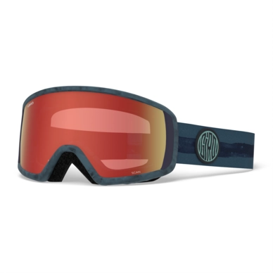 Skibril Giro Scan Storm Dye Line Amber Scarlet