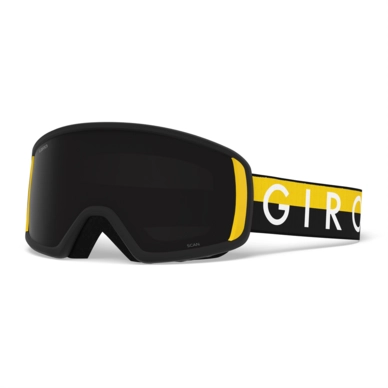 Skibril Giro Scan Black / Yellow Throwback Ultra Black
