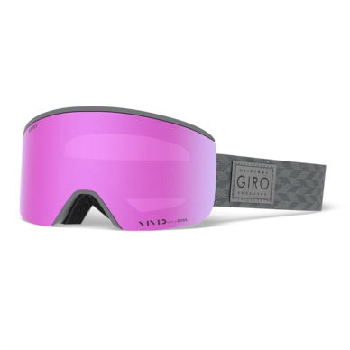 Skibril Giro Ella Titanium Shimmer Vivid Pink / Vivid Infrared