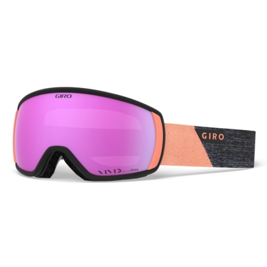 Skibril Giro Facet Grey / Peach Peak Vivid Pink