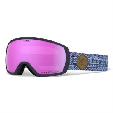 Skibril Giro Facet Blue Tile Vivid Pink