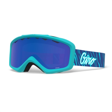 Skibril Giro Grade Glacier Stripes Grey Cobalt