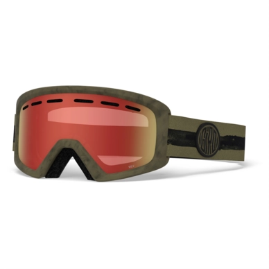 Ski Goggles Giro Rev Olive Dye Amber Scarlet