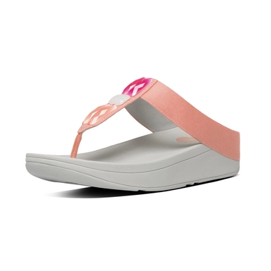 FitFlop Sweetie Toe-Post Textile Orange Hush