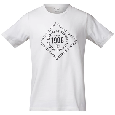 T-Shirt Bergans Mens Bergans 1908 White Black