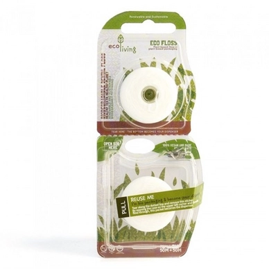Flosdraad Eco Living Eco Floss Tandzijde (2-Delig)